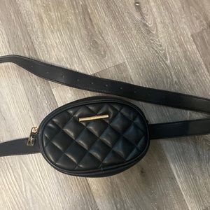 Aldo belt purse black